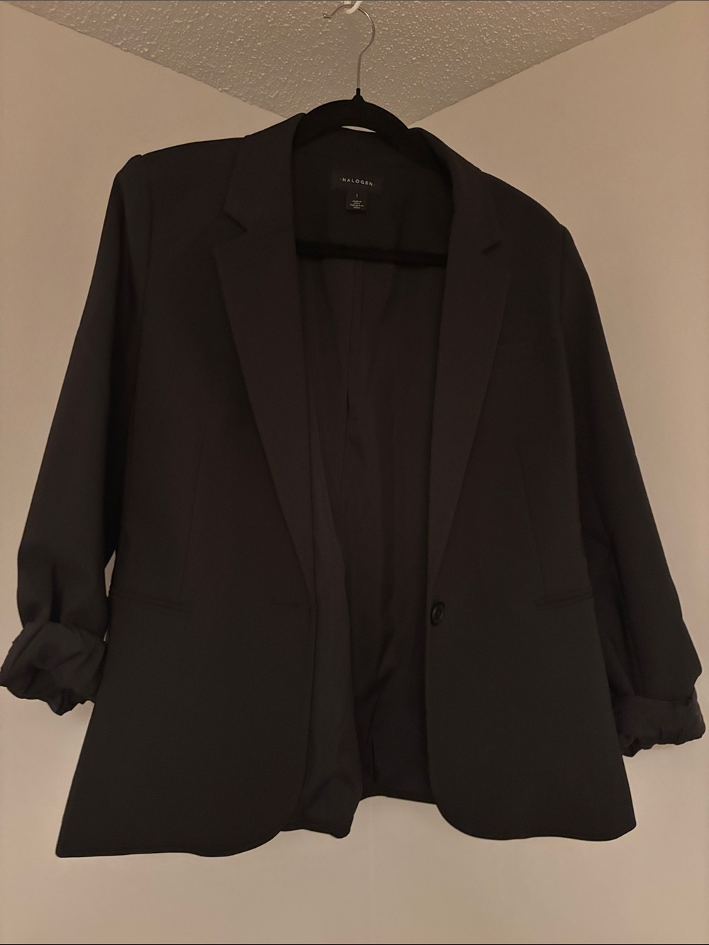 Halogen Black Women's Single-Button Blazer